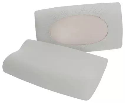 Наволочка Schlafgut, светло-серый