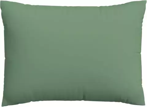 Наволочка Schlafgut "Тканый атлас из хлопка Мако, прочный, простой в уходе, плотный плетение", (1 штука), наволочка на молнии, в наличии пододеяльник в тон 60х80 см, зеленый