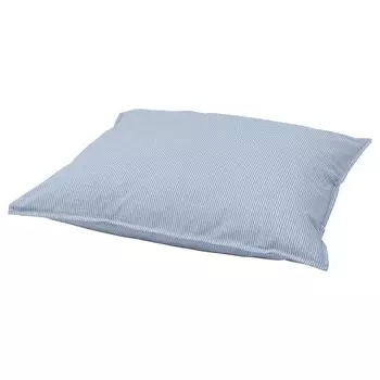 Наволочка, синяя/в полоску, 80х80 см, BERGPALM IKEA