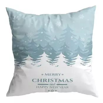 Наволочка со скрытой молнией, уютный односторонний принт, рождественские наволочки, декор для дивана в гостиной, для общежития-G Stuttg