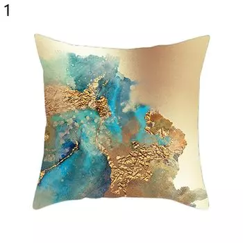 Наволочка Soft Touch, простой в уходе, полиэстер, синие цвета, чехол для подушки с принтом, мебельные аксессуары-1 Stuttg