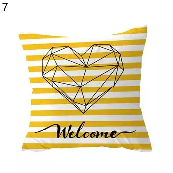 Наволочка Soft Touch Съемный полиэстер Желтый наволочка с цветочным принтом Аксессуар-7 Stuttg