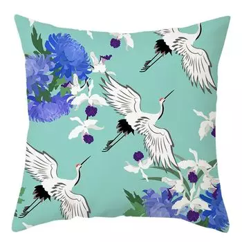 Наволочка, удобная сенсорная, пылезащитная, моющаяся, в китайском стиле, чехол для диванной подушки с узором павлина, домашний декор-3 Stuttg