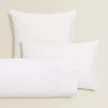 Наволочка Zara Home Cotton Percale, 300 нитей, белый