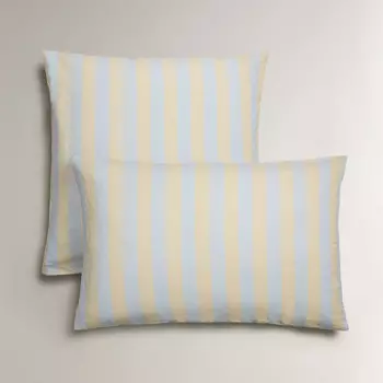 Наволочка Zara Home Stripe Print, синий