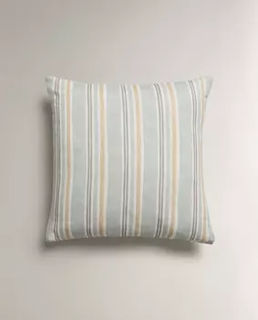 Наволочка Zara Home Striped Linen Cushion, голубой