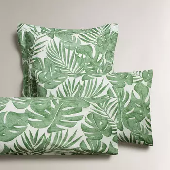 Наволочка Zara Home Tropical Leaves Print