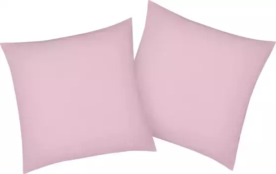 Наволочки bellana "Мако-Джерси-Эксклюзив", (2 шт.), из чистого хлопка 80х80 см, цвет puder