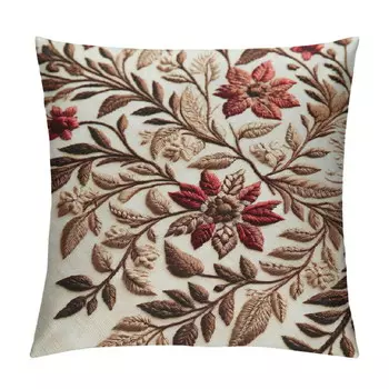 Наволочки декоративные с вышивкой Bciig, белый