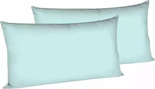 Наволочки fleuresse "Colours", (2 шт.), элегантный трикотаж интерлок без утюга, 100% хлопок 40х40 см, синий