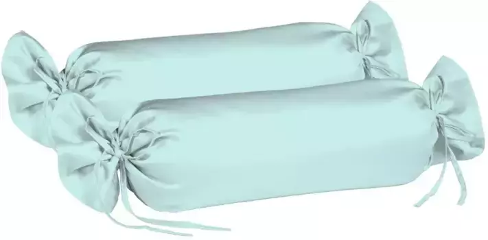 Наволочки fleuresse "Colours", (2 шт.), элегантный трикотаж интерлок без утюга, 100% хлопок 40х15 см, синий