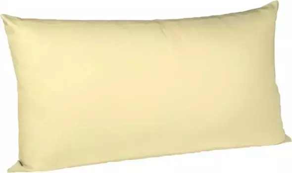 Наволочки fleuresse "Colours", (2 шт.), элегантный трикотаж интерлок без утюга, 100% хлопок 40х40 см, цвет vanille