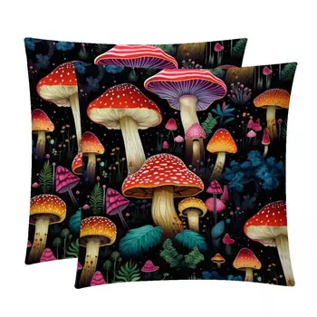 Наволочки с грибами EMLLAR, черный