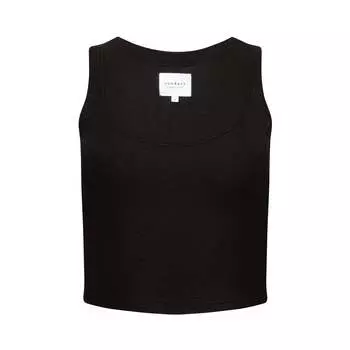 Naz Crop Майка в черном цвете sundays