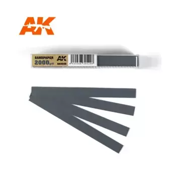 Наждачная бумага 2000 грит (мокрая), Supplies & Accessories (AK-Interactive)
