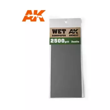 Наждачная бумага 2500 Грит (мокрая), Supplies & Accessories (AK-Interactive)