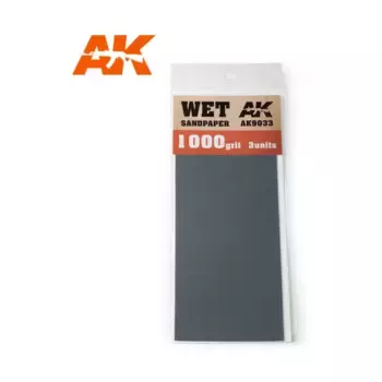 Наждачная бумага зернистостью 1000 (мокрая), Supplies & Accessories (AK-Interactive)