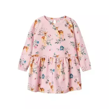 Название It спортивное платье «NMFOJETTE SWEAT DRESS BRU» Name It, цвет Corsage