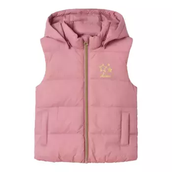 Название Стеганый жилет It «NMFMONAY VEST PB» со светоотражающими деталями Name It, цвет Lilas