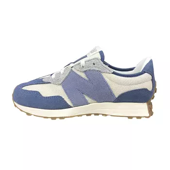 NB 327 Детская обувь для повседневной носки GS Low-top, цвет: белый/темно-синий New Balance