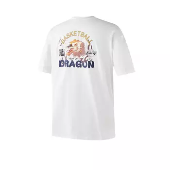 NBA Футболка Dragon Year Series унисекс белая