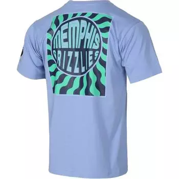 NBA Футболка команды Grizzlies, унисекс, синяя