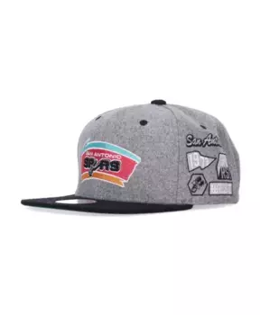 Нба поощряет бейсболку Snapback Mitchell & Ness, серый