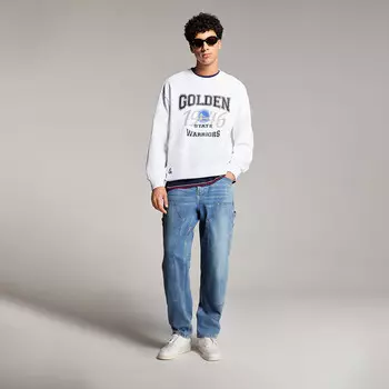 Nba X Jack&Jones X Warriors Nba Толстовка унисекс Jack Jones, белый