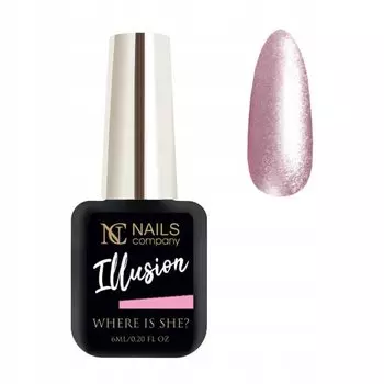 NC Nails Illusion Где она? Гибридный лак для ногтей
