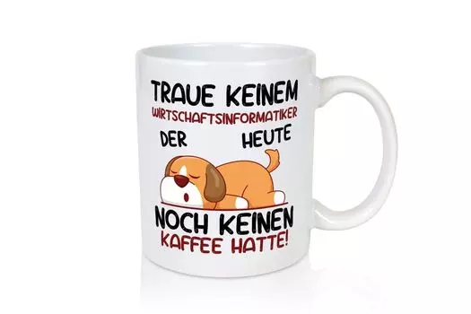 Не доверяйте экспертам в области бизнес-информатики | Эконом - Кружка Белая LieblingsPrint24