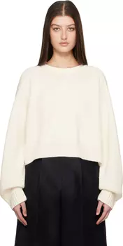 Не совсем белый свитер оверсайз Loulou Studio