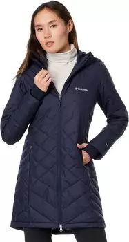 Небесная длинная куртка с капюшоном Columbia, цвет Dark Nocturnal