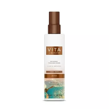 Небесный эликсир для загара, увлажняющий автозагар, 5,0 унций, тонированный средний, Vita Liberata