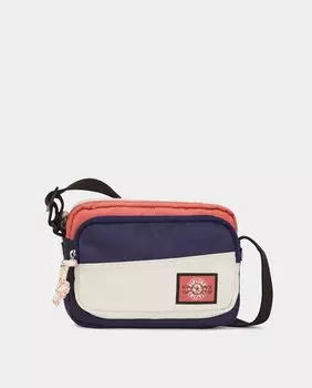 Небольшая сумка через плечо темно-синего цвета Kipling, темно-синий