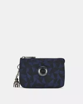 Небольшая сумочка темно-синего цвета на молнии Kipling, темно-синий