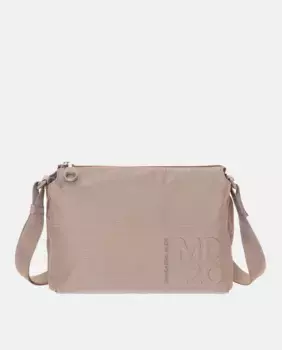 Небольшая светло-коричневая сумка через плечо Mandarina Duck, светло-коричневый