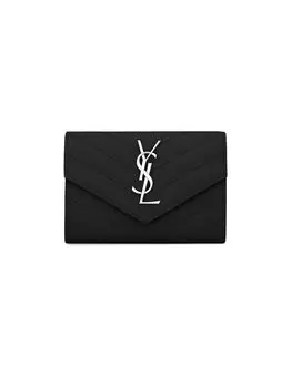 Небольшой кошелек-конверт Cassandre Matelass Saint Laurent