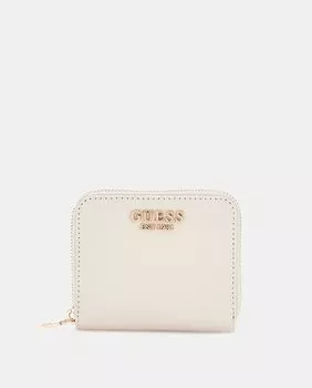Небольшой натуральный кошелек на молнии Guess