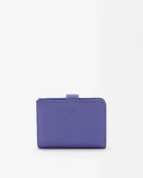 Небольшой однотонный женский кошелек на молнии Parfois, фиолетовый