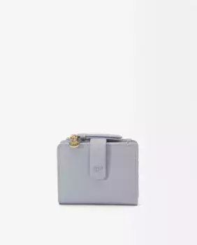 Небольшой однотонный женский кошелек с несколькими отделениями и застежкой-молнией Parfois, светло-голубой