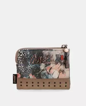 Небольшой разноцветный кошелек с фантазийным принтом и застежкой-молнией Anekke, мультиколор