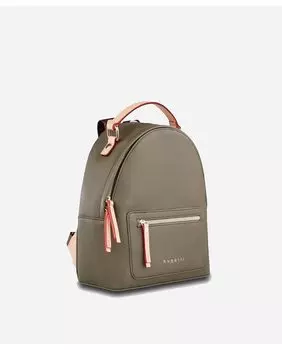 Небольшой темно-зеленый женский рюкзак на молнии Bugatti, темно-зеленый