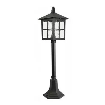 Небольшой уличный светильник в деревенском стиле, 76 см, IP43, всепогодный, черный, BAARLE, освещение дорожек, сад, подъездная дорога Licht-Erlebnisse