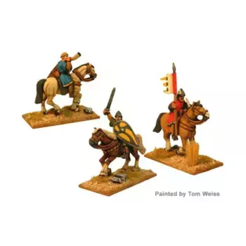 Небронированное нормандское кавалерийское командование, Historical Miniatures - Dark Ages - Normans (28mm) (Crusader Miniatures)