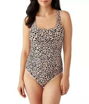 Неброская хлопковая майка с принтом гепарда Wacoal, животный принт