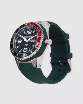 Neckmarine NM98109 Зеленые резиновые мужские часы Neckmarine, зеленый