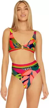 Недоуздок с кольцом из тропического леса Trina Turk, мульти