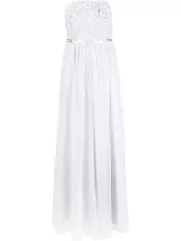 Needle & Thread платье без бретелей, синий