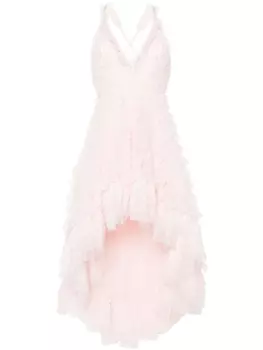 Needle & Thread платье Mia Cami с оборками, розовый