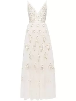 Needle & Thread платье Posy Cami, нейтральный цвет